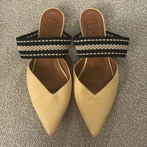 MALONE SOULIERS x ROKSANDA Hannah Mules Flat Sz 39
